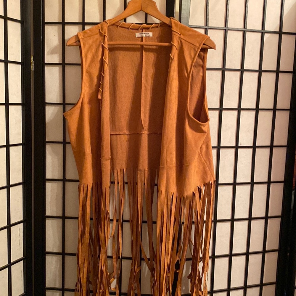 Bohemian HOT TOUCH Fringe vest Size XXL